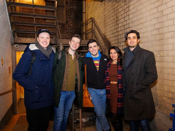 Eric Peters, Sean Bell, Martyna Majok, Bobby Conte, Blake Roman  Photo