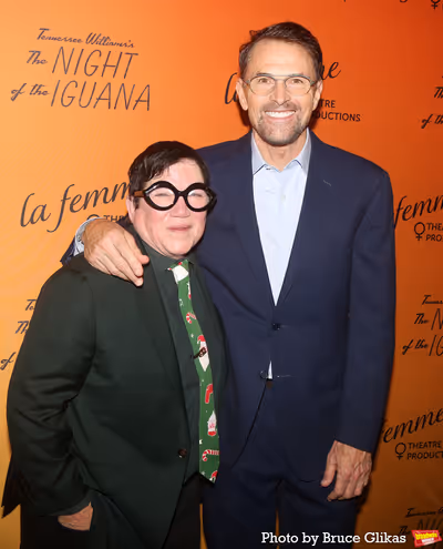 Lea Delaria and Tim Daly Photo