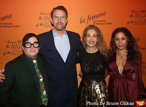 Lea Delaria, Tim Daly, Jean Lichty and Daphne Rubin-Vega Photo