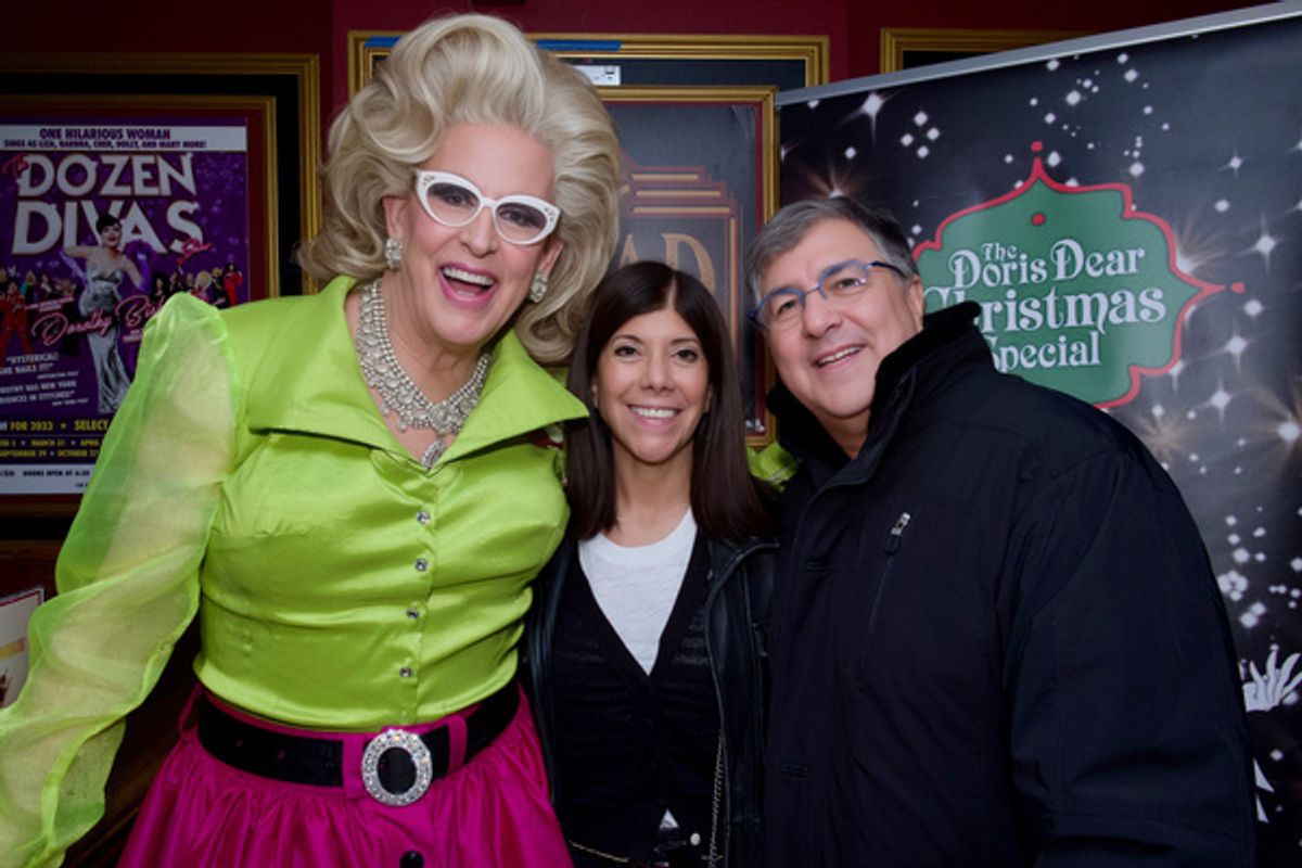 Doris Dear with Broadway Producers  and Jordan Mayer  at 