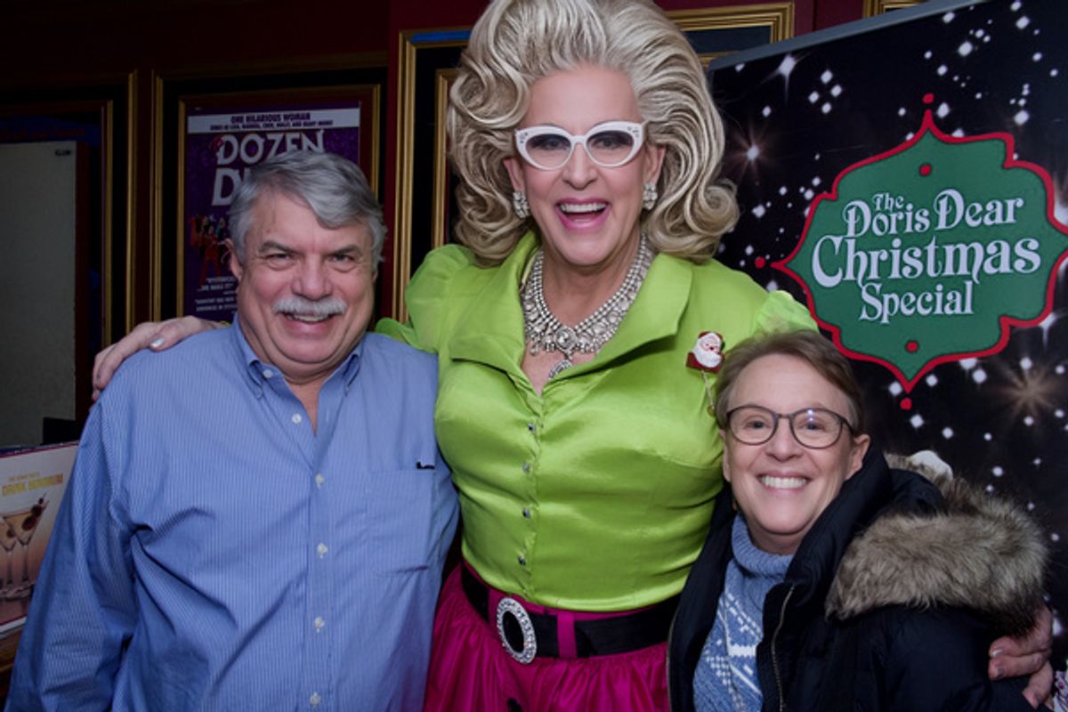 Doris Dear with producer Amy Gewertz and her husband at 