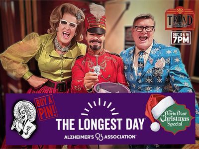 Doris Dear, David Santiago The Nutcracker and Jim McGinnis raise funds for the Alzhei Photo