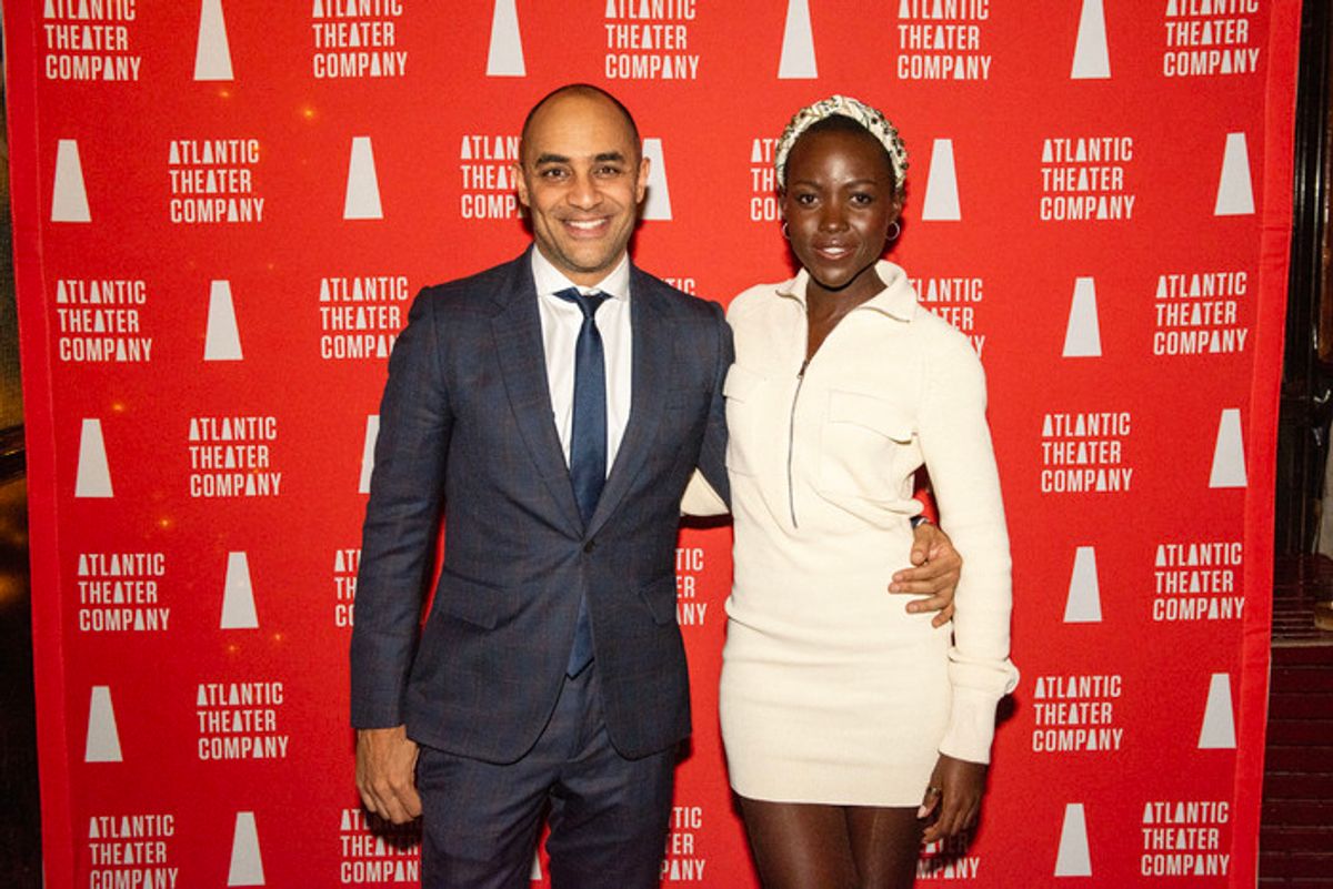 Saheem Ali and Lupita Nyong'o at 