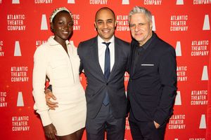 Lupita Nyong’o, Saheem Ali, and Neil Pepe @ BroadwayWorld Lupita Nyong’o, Saheem Ali, and Neil Pepe Photo