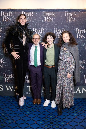 Cody Garcia (Captain Hook), Lonny Price (Director), Nolan Almeida (Peter Pan) & Larissa FastHorse @ BroadwayWorld Cody Garcia (Captain Hook), Lonny Price (Director), Nolan Almeida (Peter Pan) & Laris Photo