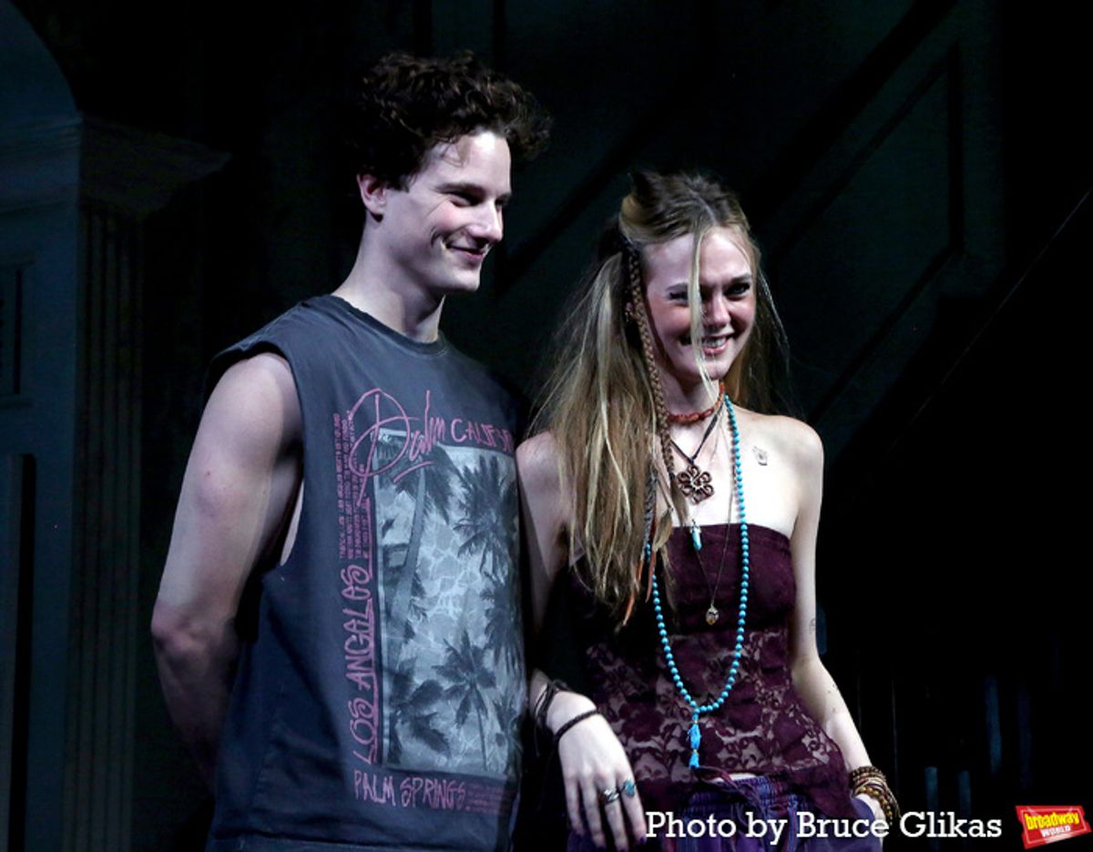 Graham Campbell and Elle Fanning at 