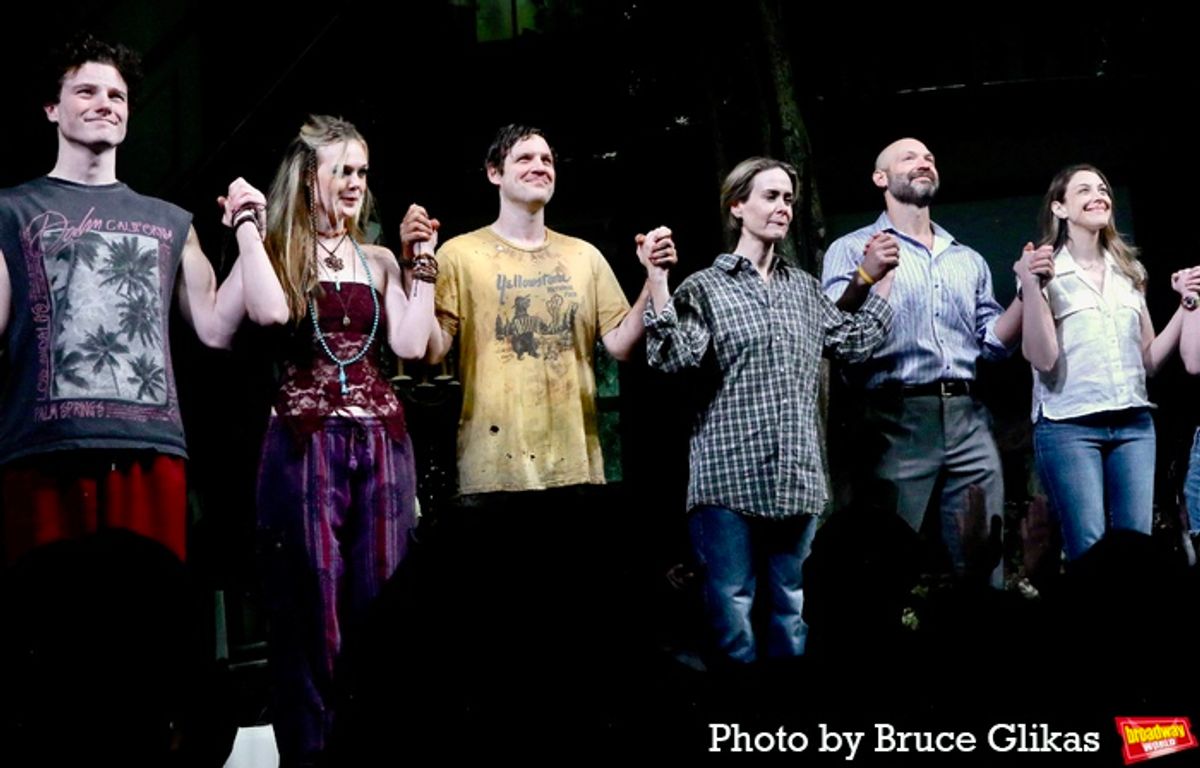 Graham Campbell, Elle Fanning, Michael Esper, Sarah Paulson, Corey Stoll, Natalie Gold at 