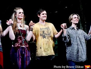Elle Fanning, Michael Esper and Sarah Paulson @ BroadwayWorld Elle Fanning, Michael Esper and Sarah Paulson Photo