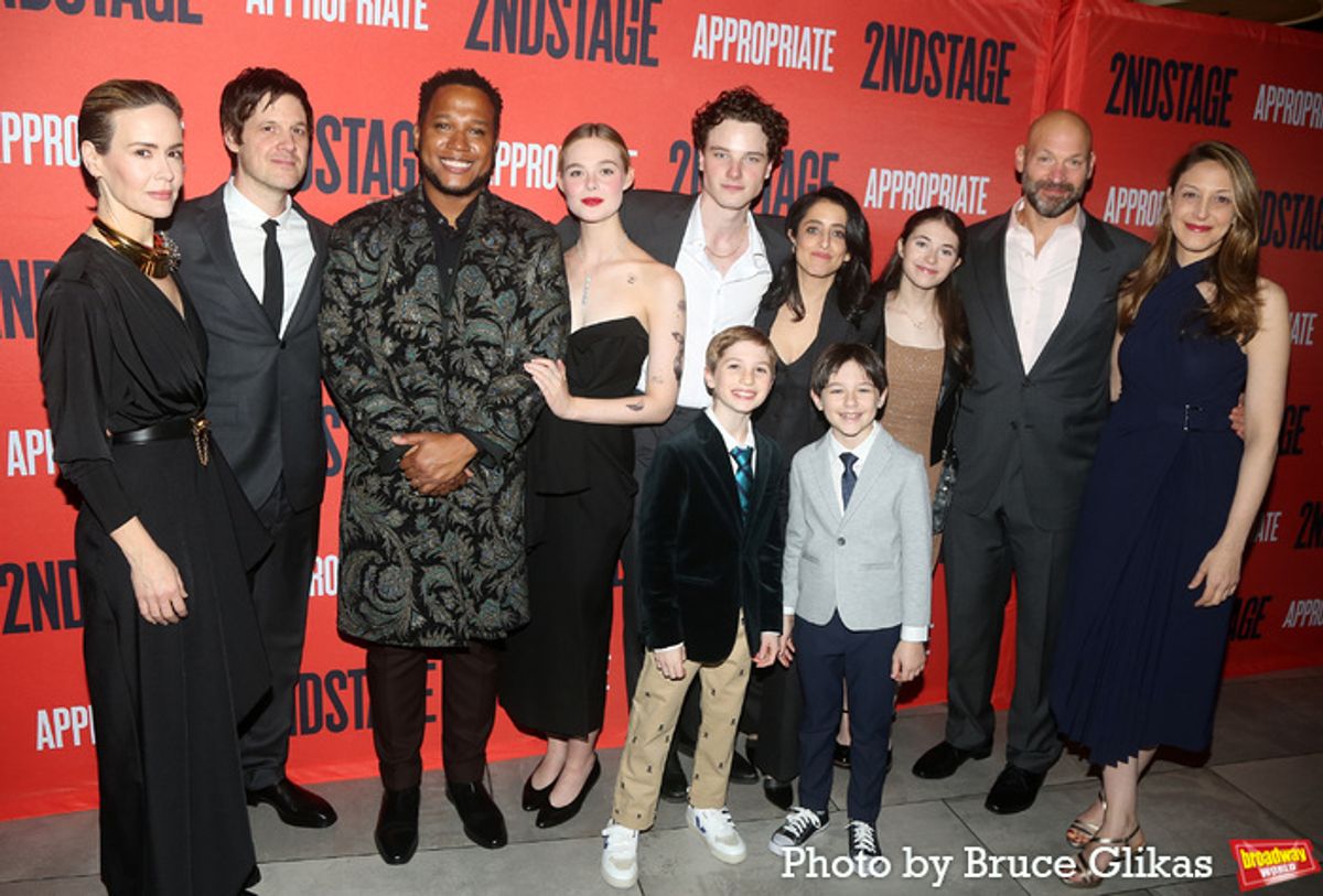 Sarah Paulson, Michael Esper, Branden Jacobs-Jenkins, Elle Fanning, Graham Campbell, Lincoln Cohen, Lila Neugebauer, Everett Sobers, Alyssa Emily Marvin, Corey Stoll and Natalie Gold at 