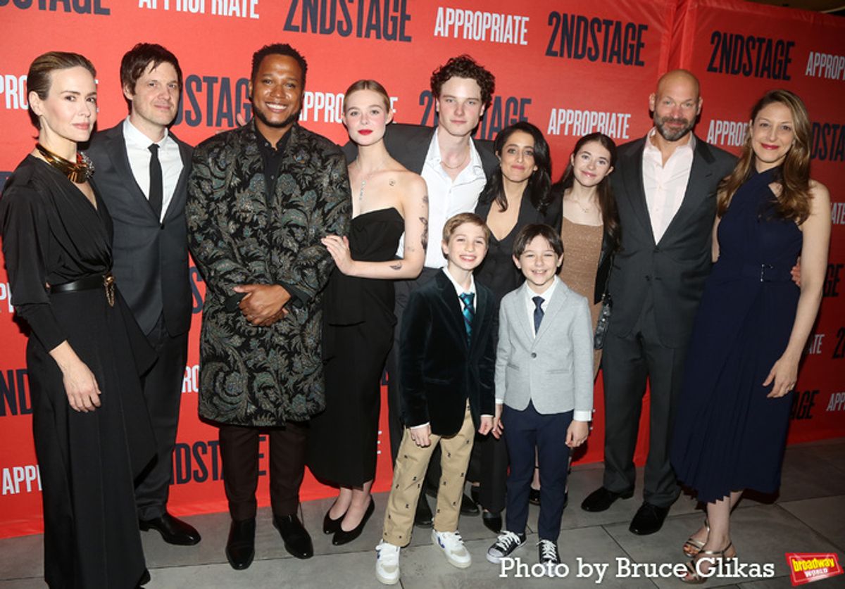 Sarah Paulson, Michael Esper, Branden Jacobs-Jenkins, Elle Fanning, Graham Campbell, Lincoln Cohen, Lila Neugebauer, Everett Sobers, Alyssa Emily Marvin, Corey Stoll and Natalie Gold at 