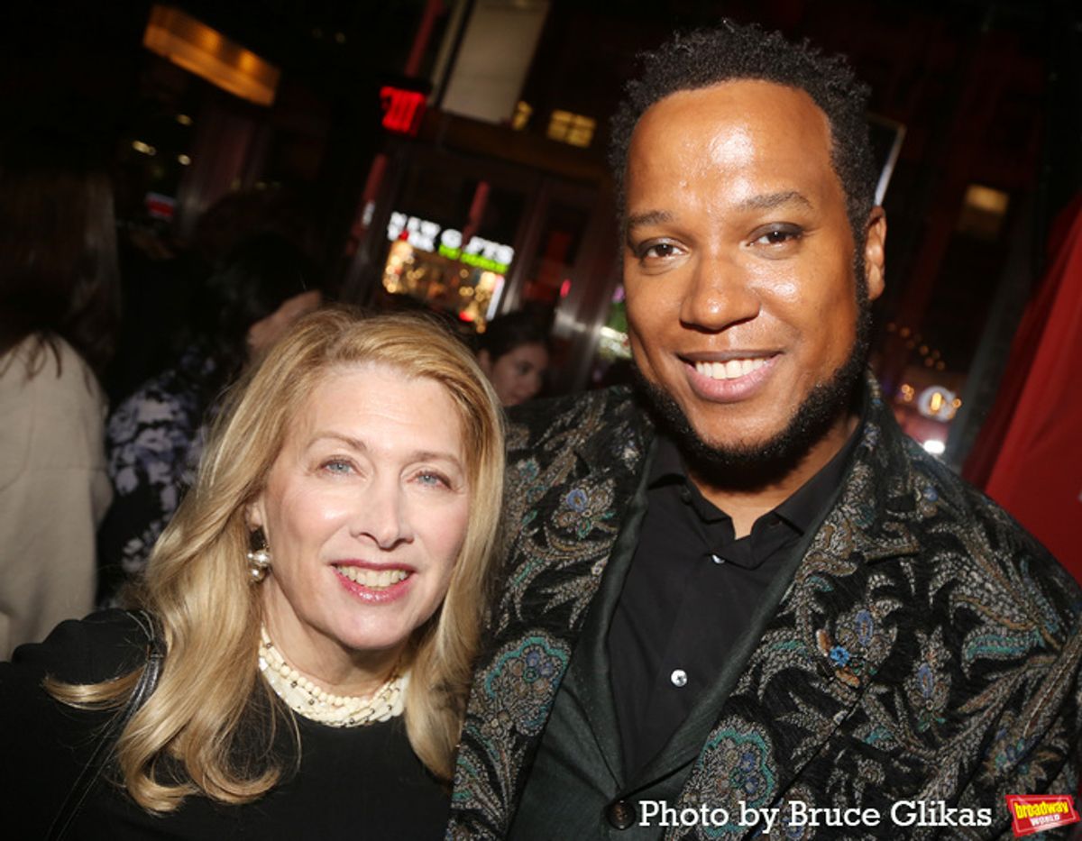 Carol Rothman and Branden Jacobs-Jenkins at 