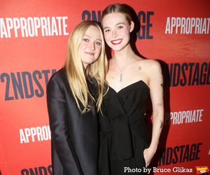 Dakota Fanning and Elle Fanning @ BroadwayWorld Dakota Fanning and Elle Fanning Photo