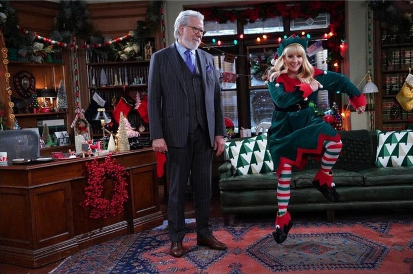 Photos: Inside the NIGHT COURT Holiday Special With John Larroquette  Image