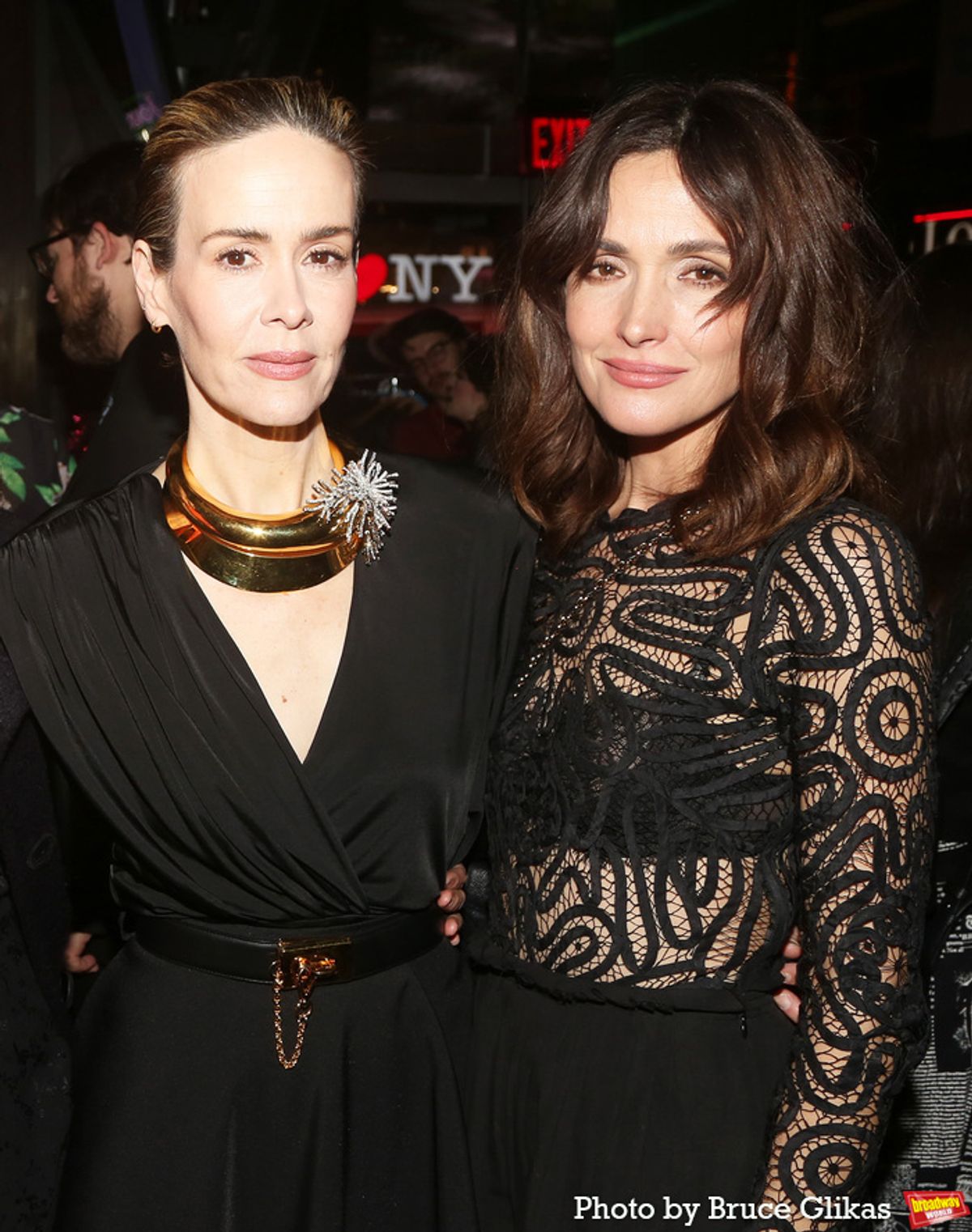 Sarah Paulson and Rose Byrne at 