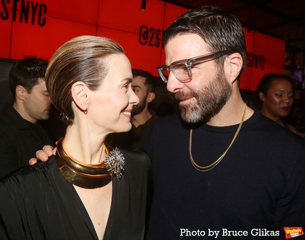 Sarah Paulson and Zachary Quinto  Photo