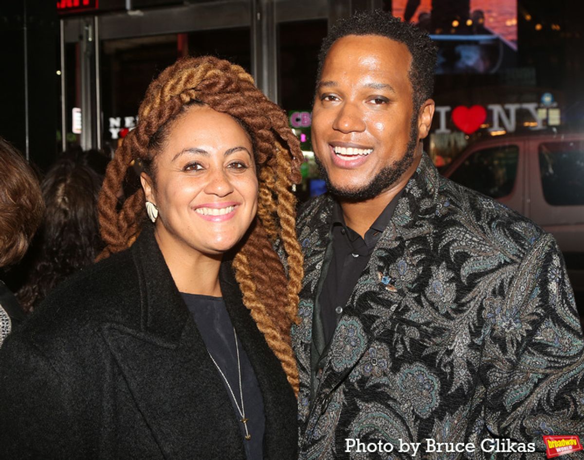Lileana Blain-Cruz and Branden Jacobs-Jenkins at 