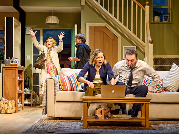 Frances Barber, Jem Matthews, Sarah Alexander, and Less Mack Photo