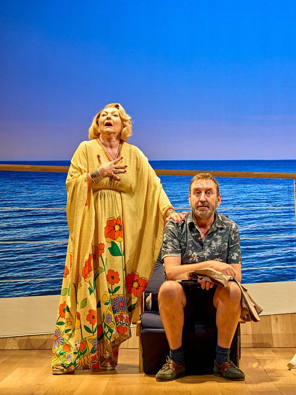 Frances Barber and Lee Mack Photo
