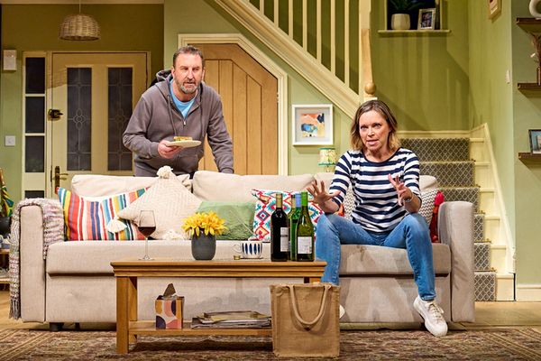 Lee Mack and Sarah Alexander Photo