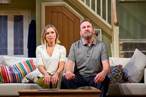 Sarah Alexander and Lee Mack Photo