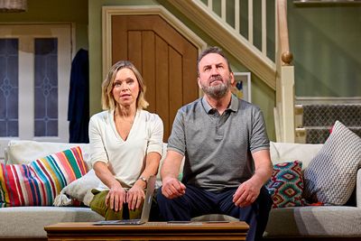 Sarah Alexander and Lee Mack Photo