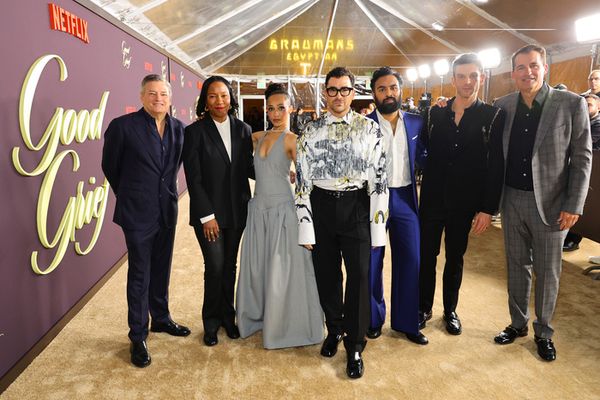 Ted Sarandos, Co-CEO of Netflix, Ruth Negga, Dan Levy,  Himesh Patel, Arnaud Valois,  Photo