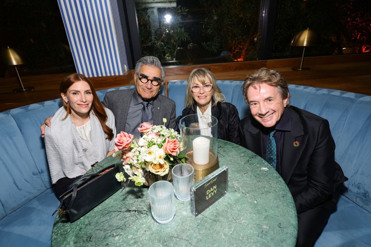Sarah Levy, Eugene Levy, Deborah Divine, and Martin Short at 