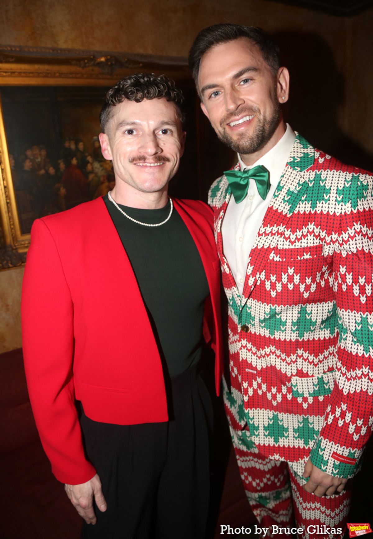 Musical Director Jesse Vargas and Daniel Reichard  at 