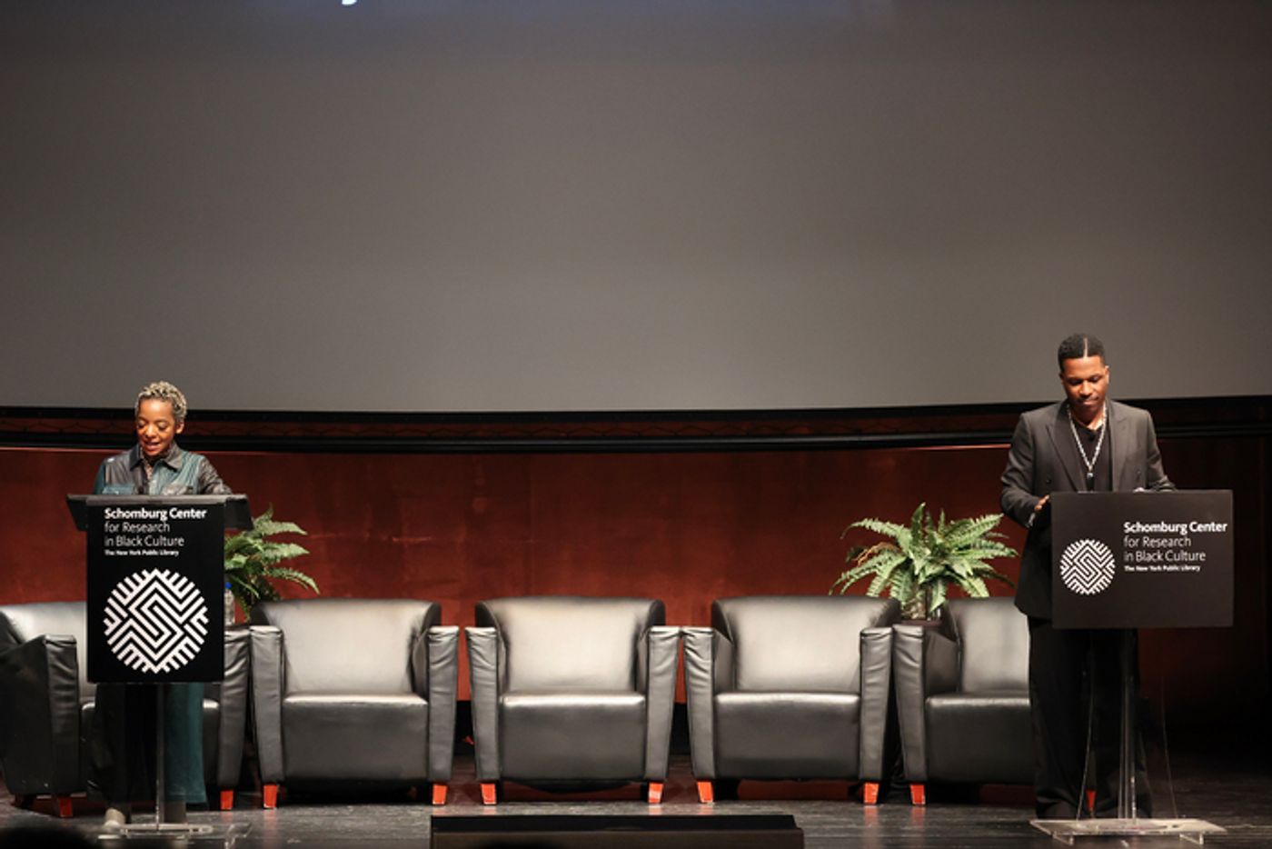 Photos: Leslie Odom, Jr., Kara Young and the Cast of PURLIE VICTORIOUS Celebrate Ossie Davis and Ruby Dee At Schomburg Center Photos: Leslie Odom, Jr., Kara Young and the Cast of PURLIE VICTORIOUS Celebrate Ossie Davis and Ruby Dee At Schomburg Center Image