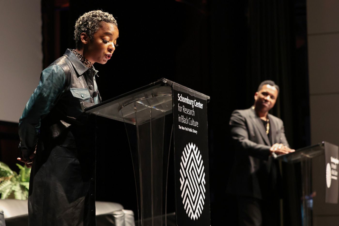 Photos: Leslie Odom, Jr., Kara Young and the Cast of PURLIE VICTORIOUS Celebrate Ossie Davis and Ruby Dee At Schomburg Center Photos: Leslie Odom, Jr., Kara Young and the Cast of PURLIE VICTORIOUS Celebrate Ossie Davis and Ruby Dee At Schomburg Center Image