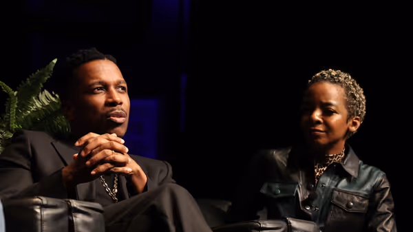 Leslie Odom, Jr., and Kara Young Photo