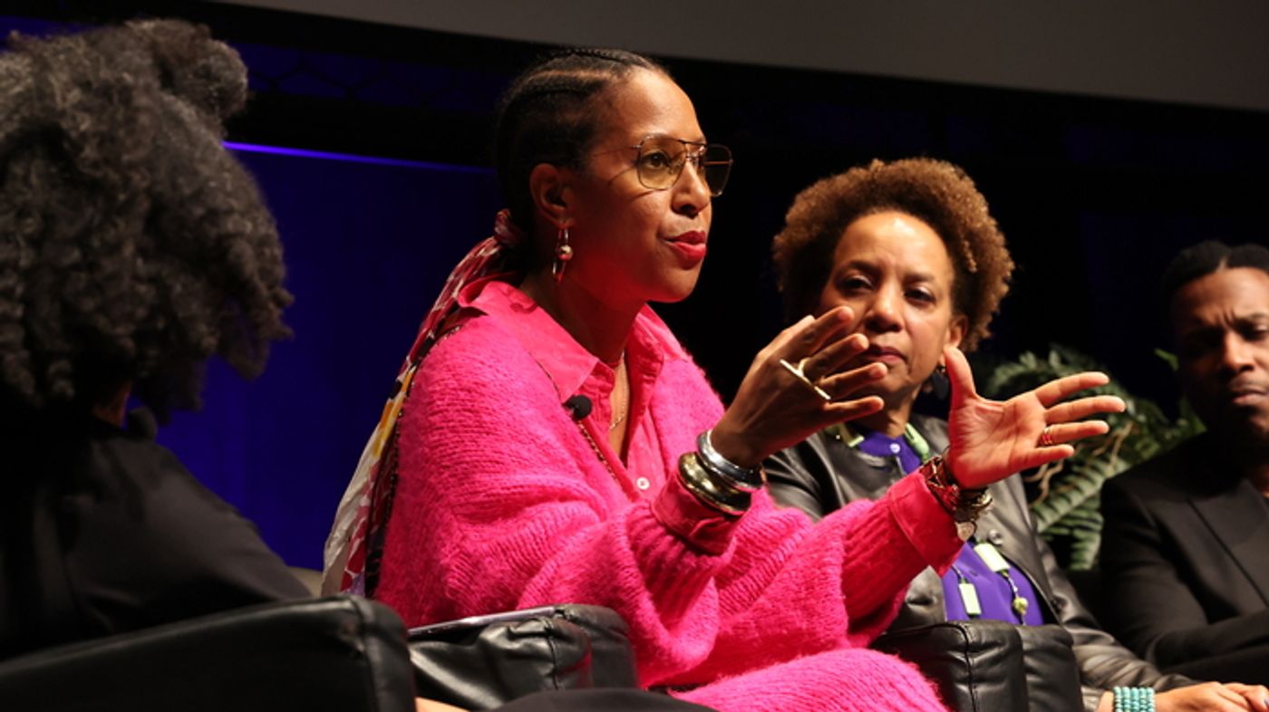 Photos: Leslie Odom, Jr., Kara Young and the Cast of PURLIE VICTORIOUS Celebrate Ossie Davis and Ruby Dee At Schomburg Center Photos: Leslie Odom, Jr., Kara Young and the Cast of PURLIE VICTORIOUS Celebrate Ossie Davis and Ruby Dee At Schomburg Center Image