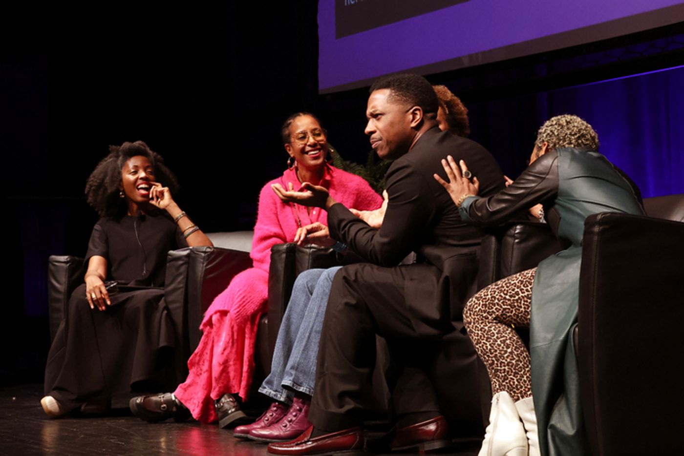 Photos: Leslie Odom, Jr., Kara Young and the Cast of PURLIE VICTORIOUS Celebrate Ossie Davis and Ruby Dee At Schomburg Center Photos: Leslie Odom, Jr., Kara Young and the Cast of PURLIE VICTORIOUS Celebrate Ossie Davis and Ruby Dee At Schomburg Center Image