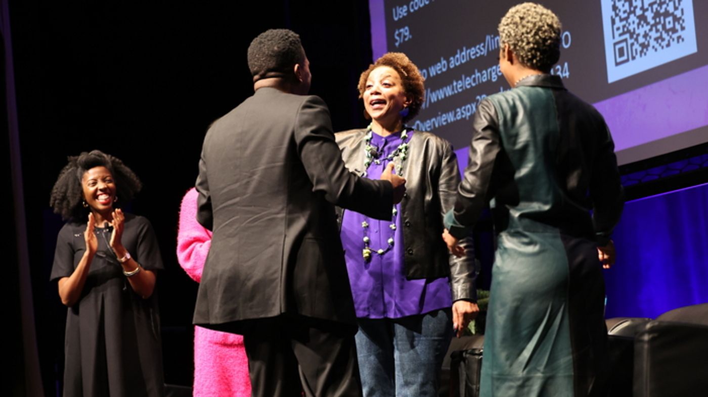 Photos: Leslie Odom, Jr., Kara Young and the Cast of PURLIE VICTORIOUS Celebrate Ossie Davis and Ruby Dee At Schomburg Center Photos: Leslie Odom, Jr., Kara Young and the Cast of PURLIE VICTORIOUS Celebrate Ossie Davis and Ruby Dee At Schomburg Center Image