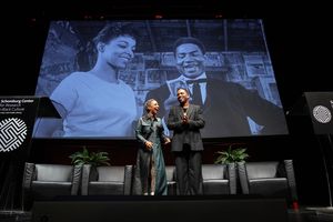 Leslie Odom, Jr., and Kara Young Photo