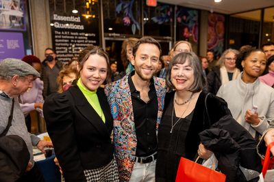 Joy Huerta, Benjamin Velez and Lisa Loomer Photo