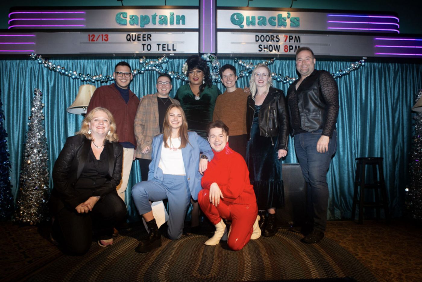 Review: QUEER TO TELL: AUSTIN HOLIDAY EDITION at Soundspace at Captain Quack's Was a Joyful Party!  Image