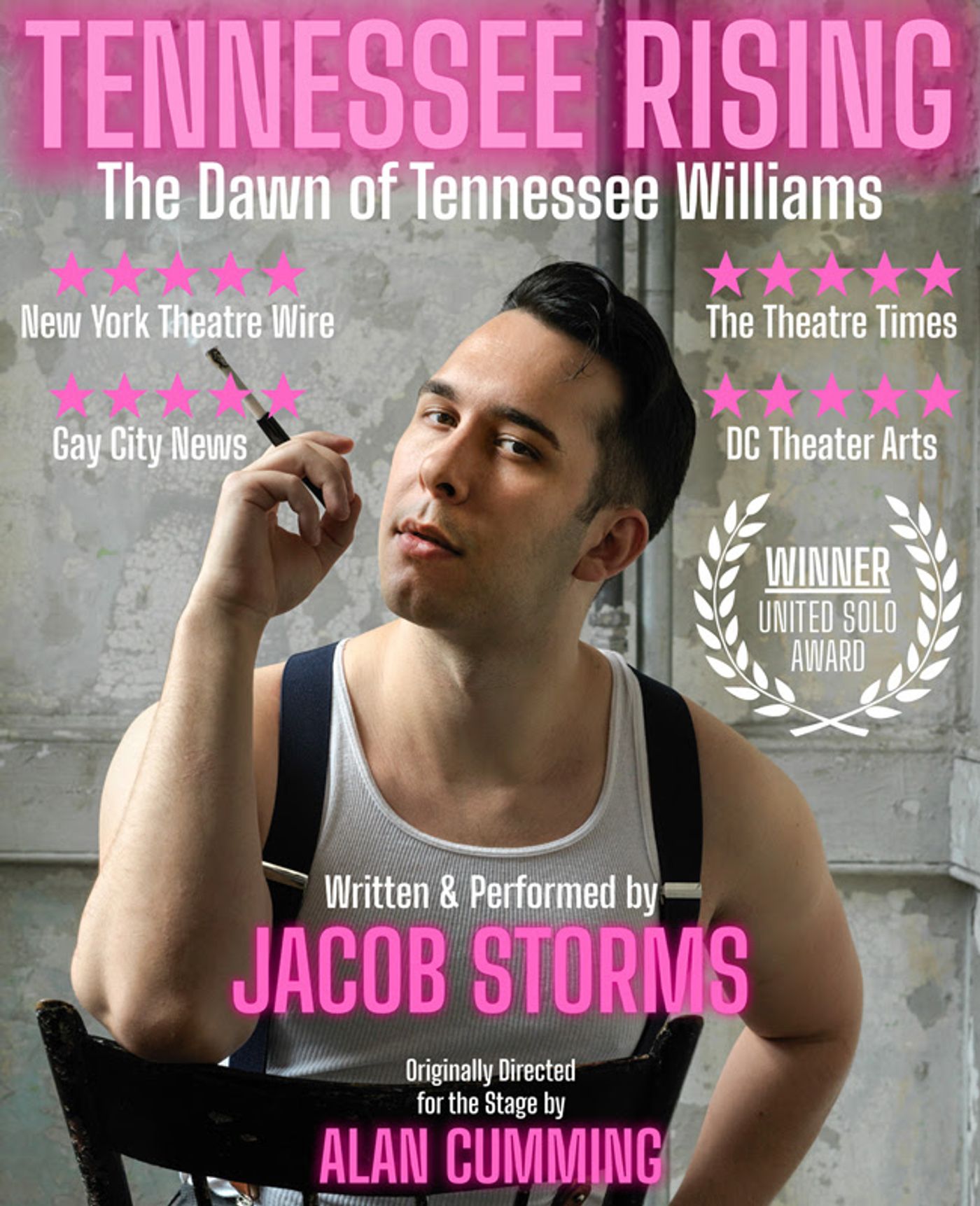 TENNESSEE RISING: THE DAWN OF TENNESSEE WILLIAMS is Coming to The Laurie Beechman Theatre  Image