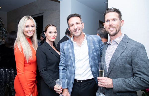 Veronica Slavik, Kate Levering-Jahangiri, Reza Jahangiri, Evan Slavik  Photo