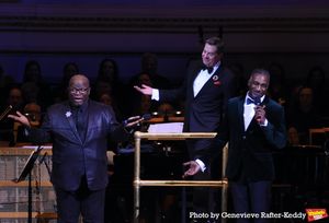 Pastor Bobby Lewis, Steven Reineke and Norm Lewis @ BroadwayWorld Pastor Bobby Lewis, Steven Reineke and Norm Lewis Photo
