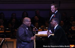 Pastor Bobby Lewis, Steven Reineke and Norm Lewis @ BroadwayWorld Pastor Bobby Lewis, Steven Reineke and Norm Lewis Photo