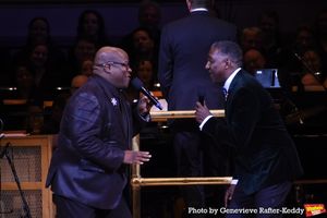 Pastor Bobby Lewis and Norm Lewis @ BroadwayWorld Pastor Bobby Lewis and Norm Lewis Photo