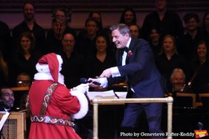 Santa Claus and Steven Reineke @ BroadwayWorld Santa Claus and Steven Reineke Photo
