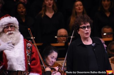 Santa Claus and Judith Clurman Photo