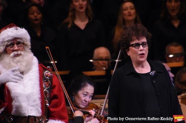 Santa Claus and Judith Clurman Photo