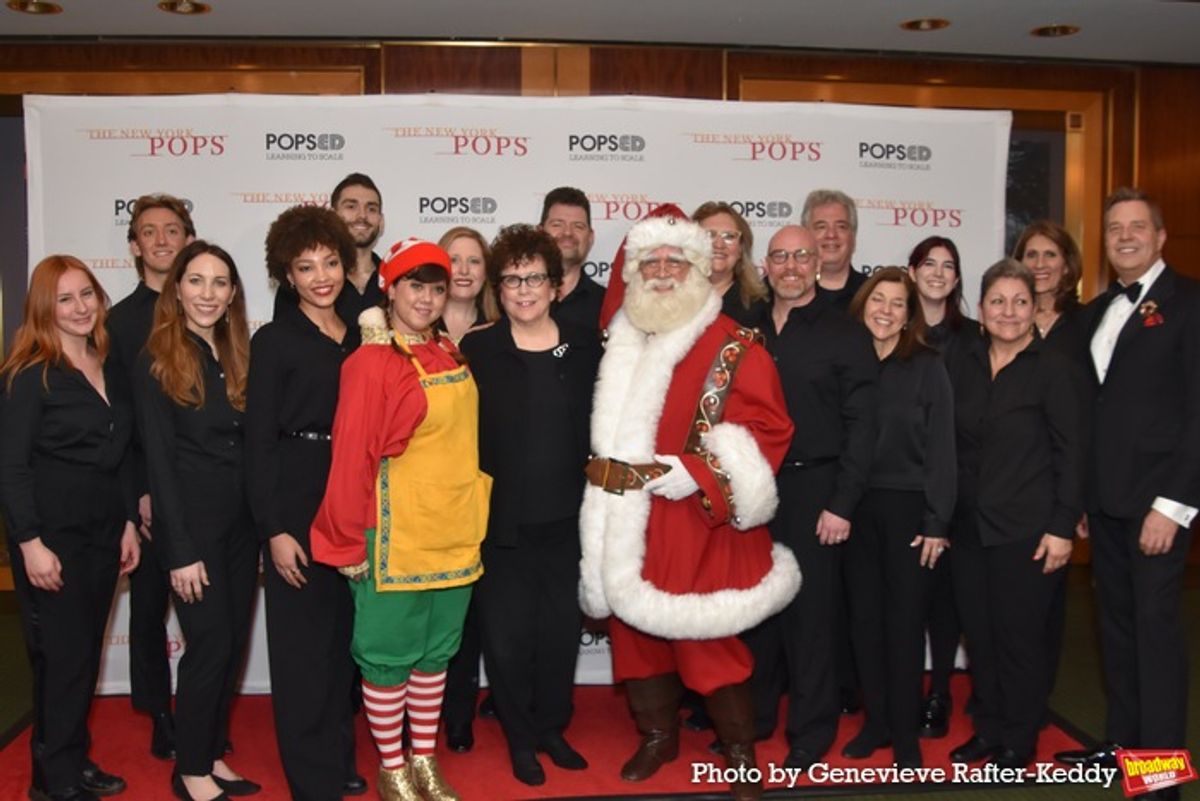 Santa Claus, Pumpkin Pie and Steven Reineke join with Judith Clurman and Members of Essential Voices USA that includes-Joshua Jensen, Trent Soto, Norman Schwab, Patricia Gaffney, Michael Douris, Abigail Hammond, Laura Green, Sopia Stark, Mardie Cohen, Roberson Coffer, Janice Dehn, Maria Schwab, Alaina Fritzinger and Cynthia Grewbow at 