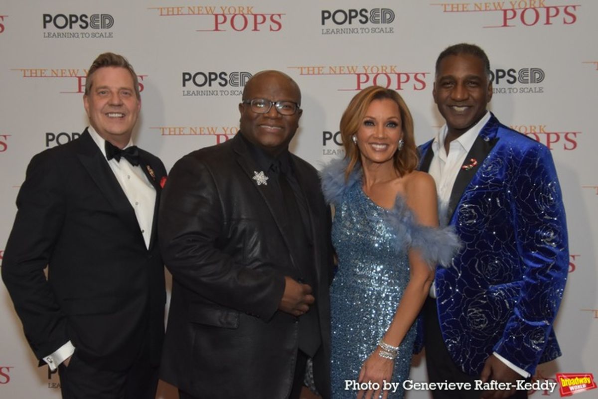 Steven Reineke, Pastor Bobby Lewis, Vanessa Williams and Norm Lewis at 