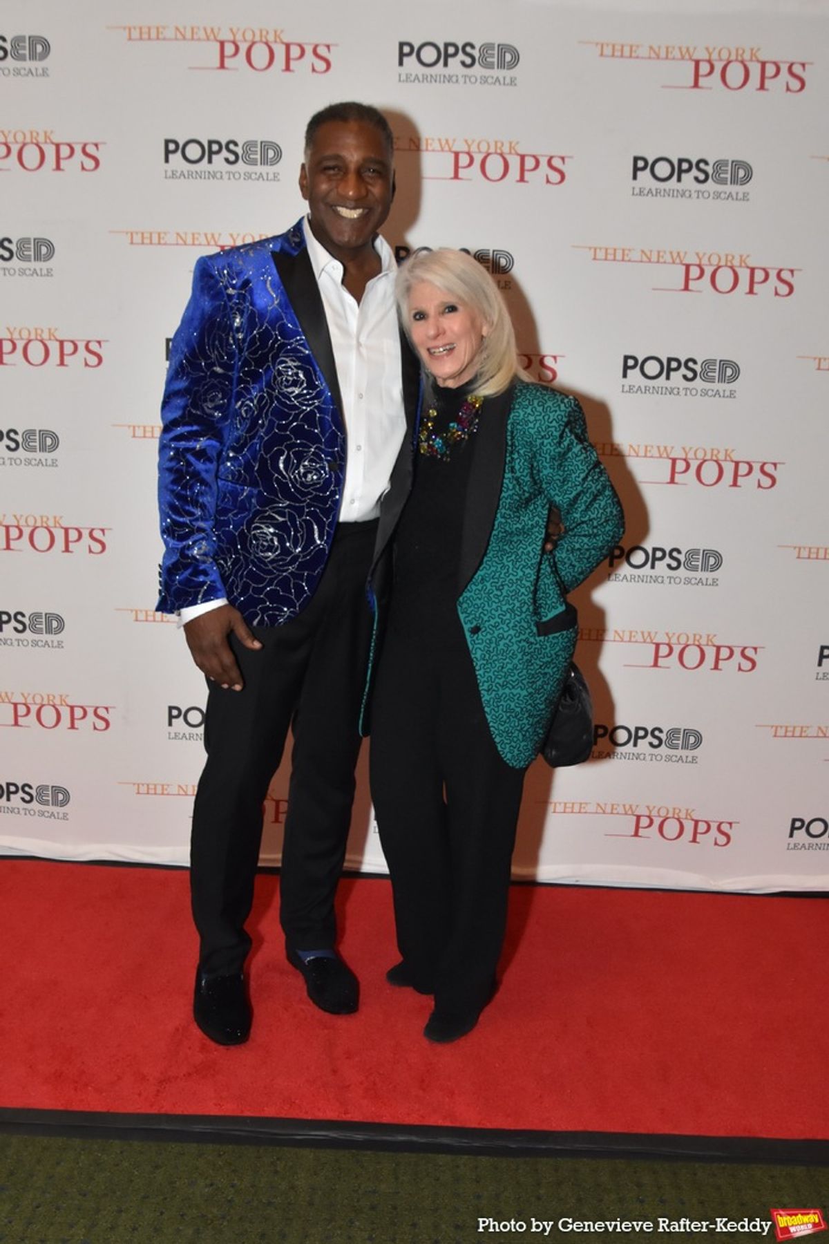  Norm Lewis and Jamie deRoy at 