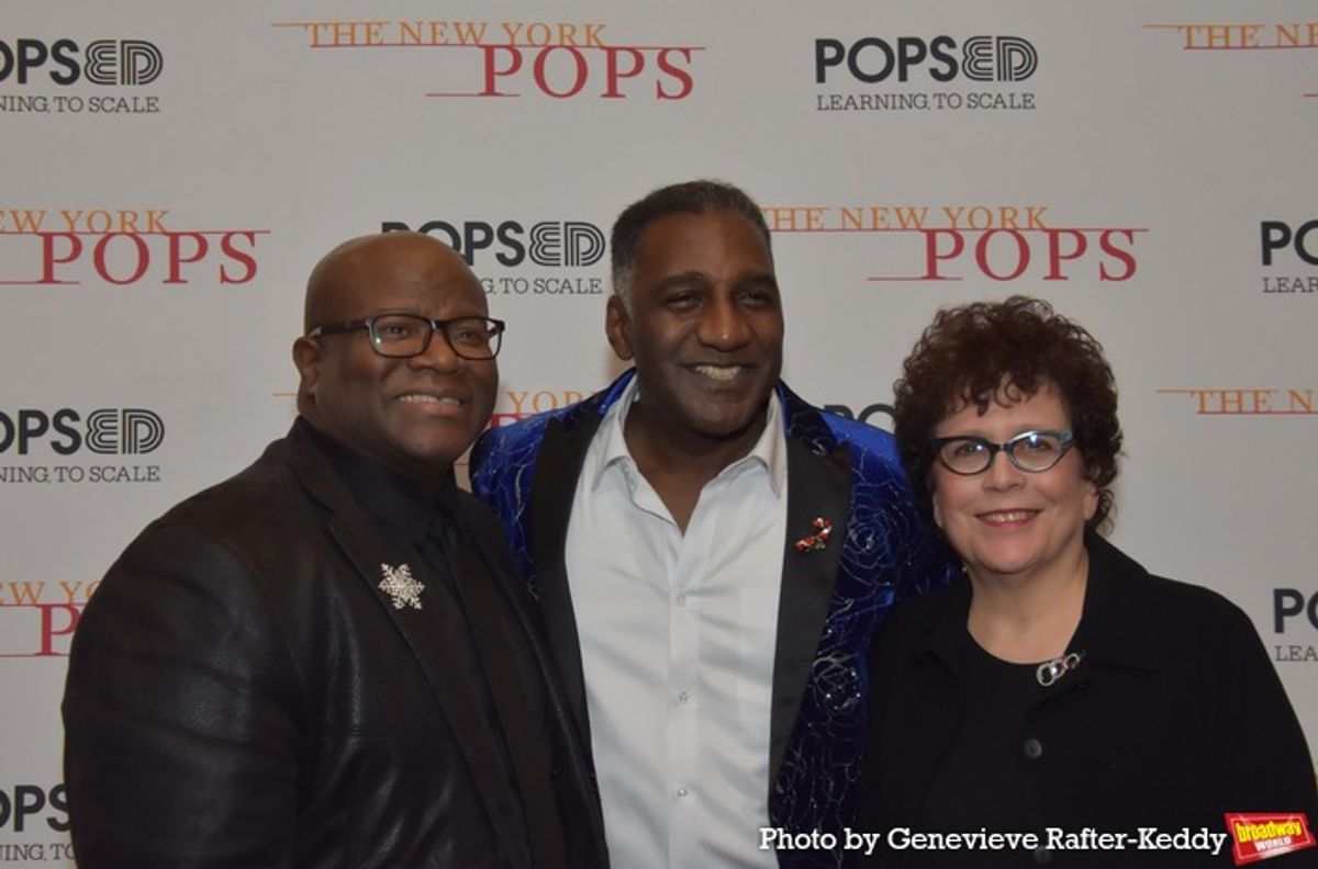 Pastor Bobby Lewis, Norm Lewis and Judith Clurman at 