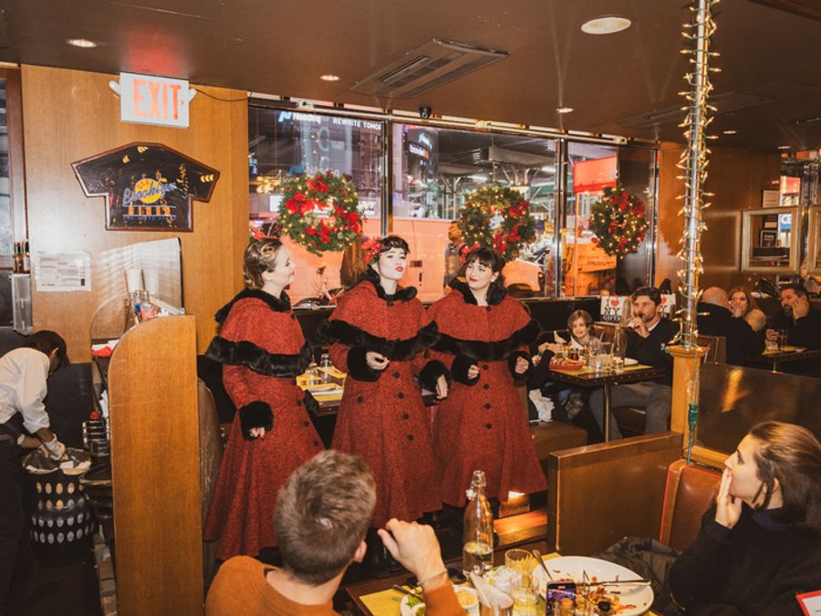 Photos: The Satin Dollz Tour New York City Restaurants with Christmas Caroling Image